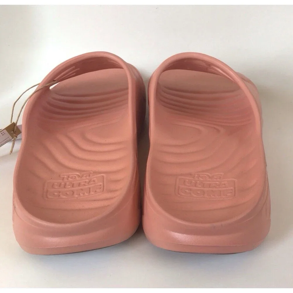 NEW TEVA Apretrail Slide Unisex Sandals, Blooming Dahlia (Size 12 Men/14 Woman)